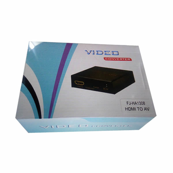Conversor HDMI AV de Metal con Adaptador